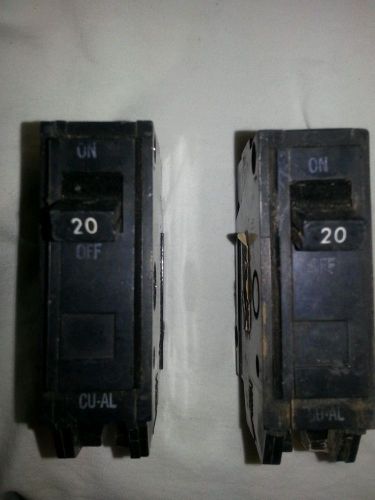 Ge 20 amp 1 pole 12/240 v circuit breaker for sale