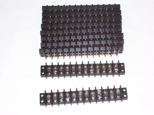 10pcs Cinch 12-141 Terminal Strip, Barrier Type. New in box. 12 Terminals, 20A