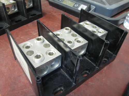 Burndy Power Distribution Block BDB-22-350-3 Line(2) 350MCM Load(2) 350MCM 3P