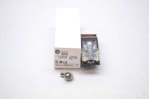 NEW ALLEN BRADLEY 800MS-HG2BLA2K 2 POS SQUARE SELECTOR SWITCH SER C D428986