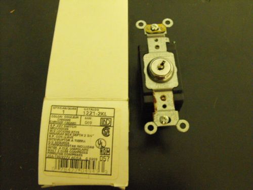 Leviton Cat # 1221 - 2KL , S.P. Key Switch