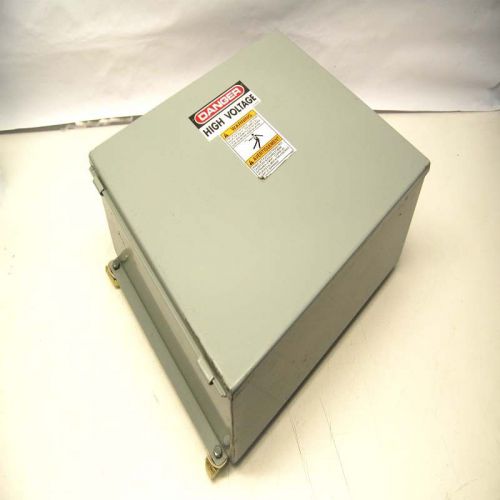 Wiegmann 142P Junction Pull Box 16&#034;x14&#034;x6&#034; w/Bussmann 16204-3 Terminal Block