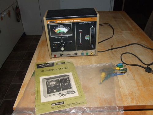 B+K Precision Transistor Tester 520B cables MANUAL