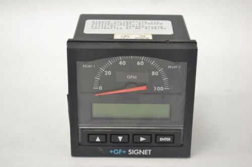 GF SIGNET 3-5500 GEORGE FISCHER FLOW MONITOR METER 12-24V-AC/DC 10A B234473