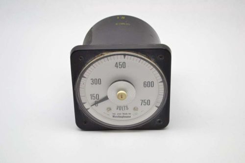 WESTINGHOUSE 077-08VA-PZSM-SM VOLTAGE 0-750V-AC METER B414454