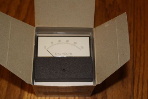 YOKOGAWA PANEL METER NEW IN BOX 75 VOLT DC, LOT #4 OR #5 OR #6