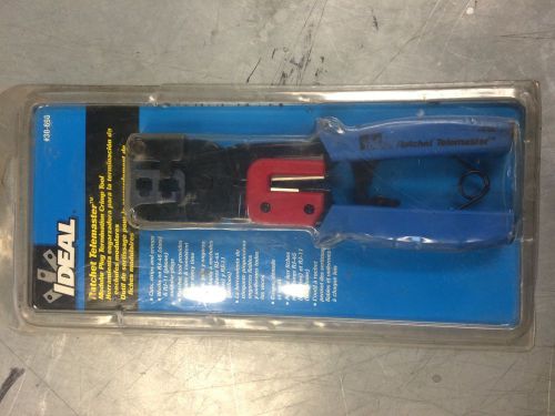 IDEAL RATCHET TELEMASTER MODULAR PLUG TERMINATOR CRIMP TOOL