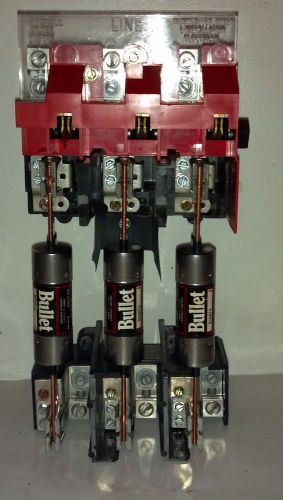 CUTLER HAMMER 100 AMP 600 V FUSE HOLDER WITH FUSE / INTERNAL ONLY.