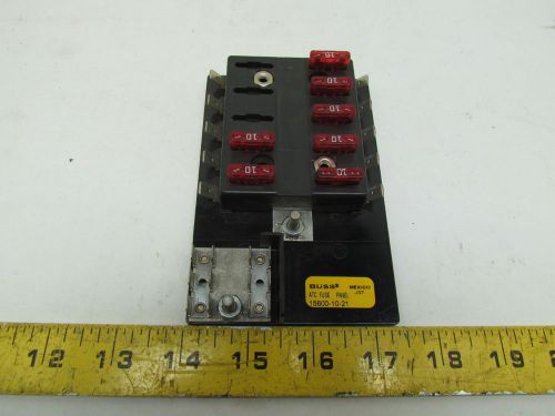 Buss bussman 15600-10-21 atc fuse panel 10-pos holder for sale