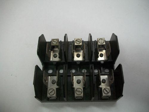 LITTLEFUSE LJ60030-3C 3 CIRCUIT FUSE HOLDER NOS PANEL MOUNT