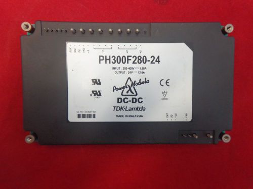 PH300F280-24 DC/DC Converters 300W 24V 12.6A By TDK-Lambda Corporation (1 PER)