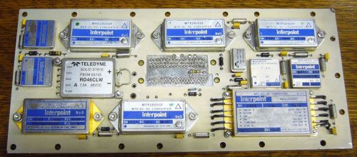 Board of 10 interpoint 28v to 5v/15v dc-dc converters mfl2815d mtr2815df mhd msa for sale