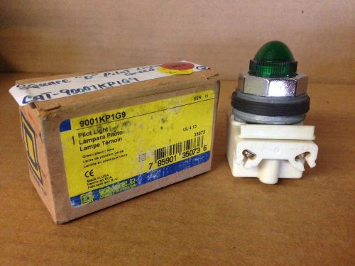 *USED* SQUARE D Green Pilot Light 9001KP1G9 120 VAC $ 20.00