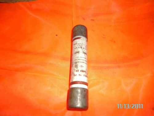 SHAWMUT FUSE CAT#OTS40 40 AMPS 600VAC CLASS K-5  1026