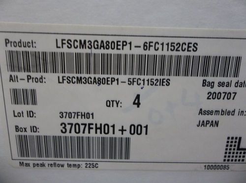 LATTICE Leaded FPGA SCM80 BGA1152-6 Speed,LFSCM3GA80EP1-6FC1152CES -Qty 4