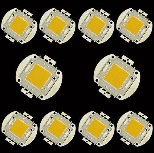 10pcs 70W New Warm White High Power Ultra Bright For LED Chip Light Lamp Bulb