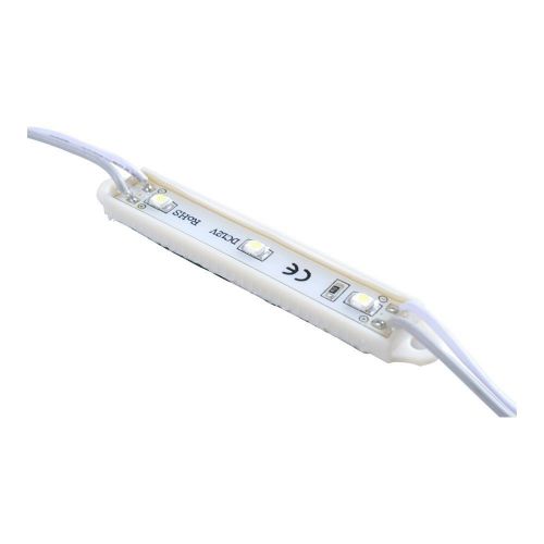 100pcs 66 x 12mm waterproof led module (smd 3528, 3leds, white light) for sale