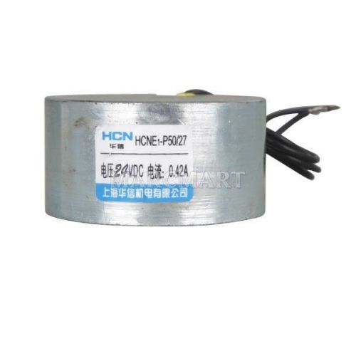 50mm 24V M5 10W 500N Force Holding Electromagnet Lift 50kg Solenoid HCNE1-P50/27