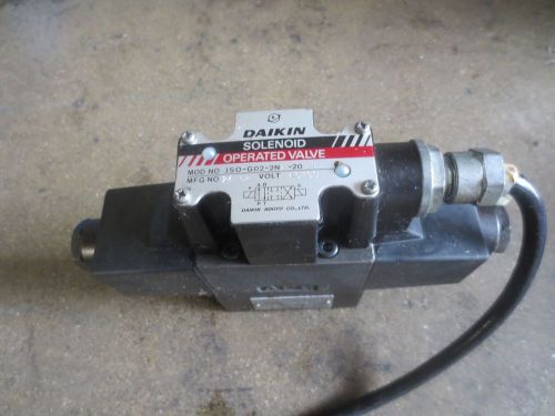 KIAMASTER 4NEII-600 CNC DAIKIN SOLENOID VALVE JSO-G02-2NA-20-N CHECK MT-02W-40