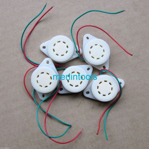 5 PCS Mini Buzzer 6V - 24V DC Intermittent