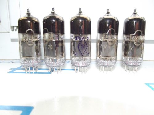 TESTED! 5 X 6E6P-E Audiophile tetrodes tubes. 1978. NEW. LOT OF 5