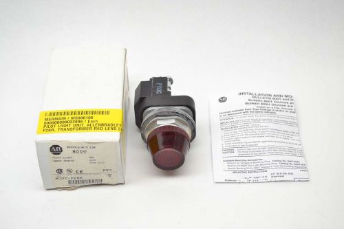 NEW ALLEN BRADLEY 800T-P26R RED SER T 240V-AC PILOT LIGHT B405188