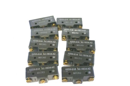 10 NEW MICRO SWITCH BZ-R814-A2 LIMIT SWITCH BZR814A2