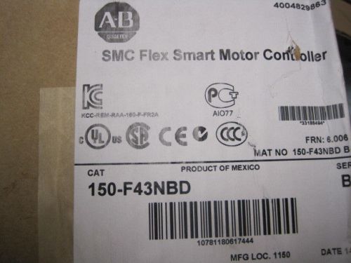 NEW ALLEN BRADLEY 150-F43NBD  SMC-Flex