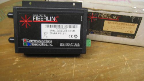 Communication specialties inc. pure dig. fiberlink univ data link 5012-1 (black) for sale