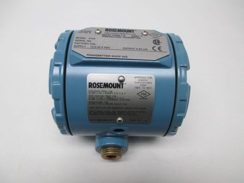 NEW ROSEMOUNT 3144-D1E5B4 TEMPERATURE 12.0-42.4V-DC 0-100F TRANSMITTER D291594