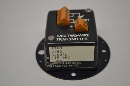 NEW DEBAN ENTERPRISES INC 1260 TEMPERATURE 12.5-80V-DC 0-50C TRANSMITTER D334014