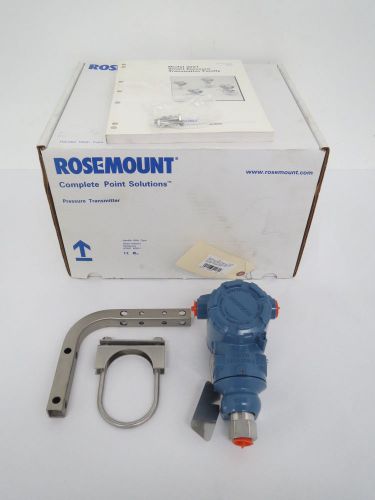 ROSEMOUNT 3051TG1A2B21AB4 SMART 55V-DC -30-0IN-HG PRESSURE TRANSMITTER B439932