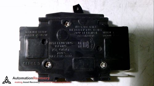 SQUARE D QOU62 SERIES 3 CIRCUIT BREAKER 10AMP 1POLE 120/240VAC, NEW*