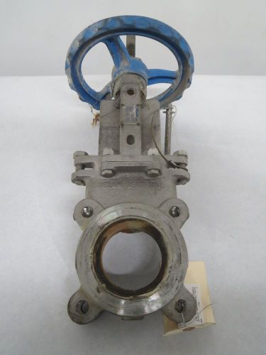 Velan l10-0310c-13st stainless flanged 3 in knife gate valve b352433 for sale