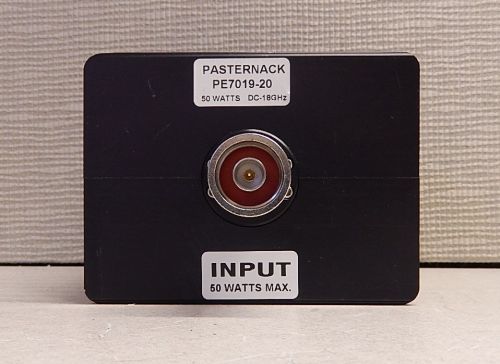 PASTERNACK PE7019-20 20dB FIXED ATTENUATOR 50W DC - 18 GHz N(M/F) 320