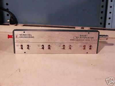 Weinschel Engineering Binary Step Attenuator-A-E-144-1.