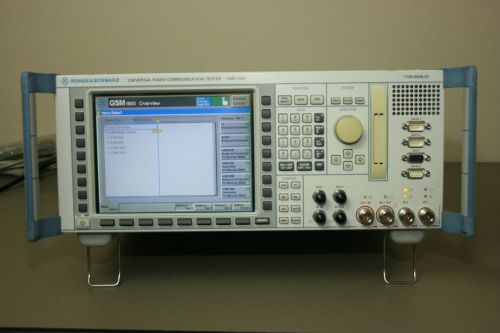 Rohde schwarz cmu200 radio comm tester, gsm, edge, calibrated with warranty for sale