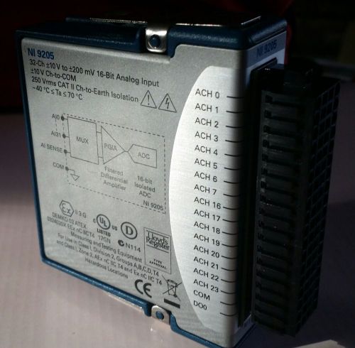 National Instruments DAQ NI 9205 32 Channel , ±200 mV to ±10 V, Analog Input