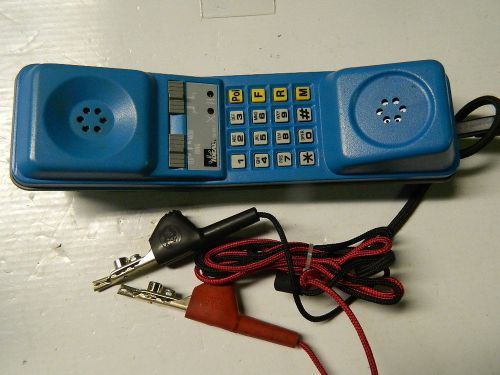 Butt Set Telephone Lineman Test Phone TESTED WORKS handset