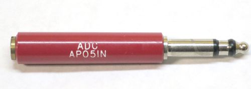 Adc ap051n (adapter bantam-to-310 nickel plated) for sale