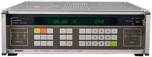 Norma d5155 ac power analyzer, wattmeter measure voltage, current, active power for sale