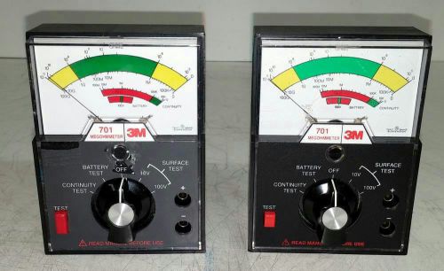 2 X 3M MODEL 701 MEGOHMMETER