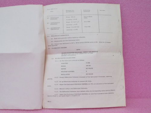 Military Manual ZM-11/U, ZM-11A/U, 712 Bridge Calibration Procedure