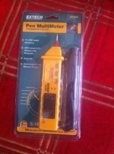 Extech 381626Autoranging Pen Multimeter Current &amp; LogicTest