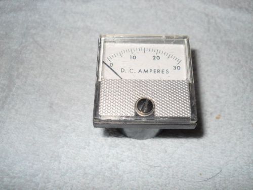 Triplett Panel Mount Analog DC Ammeter, 0-30 Amps DC, 50mV Full Scale