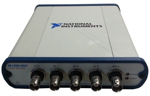 National Instruments USB-4431 24-BIT ANALOG I/O, 102.4 kS/s, ±10 V