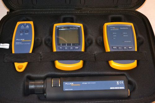 New Fluke Networks Ftk1300 Simplifiber Pro Fiber Verification Complete Kit