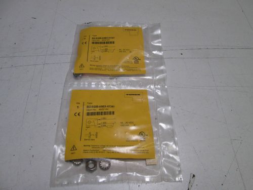 LOT OF 2 TURCK SENSOR QUICK DISCONNECT Bi2-EG08-AN6X-H1341 *NEW IN FACTORY BAG*