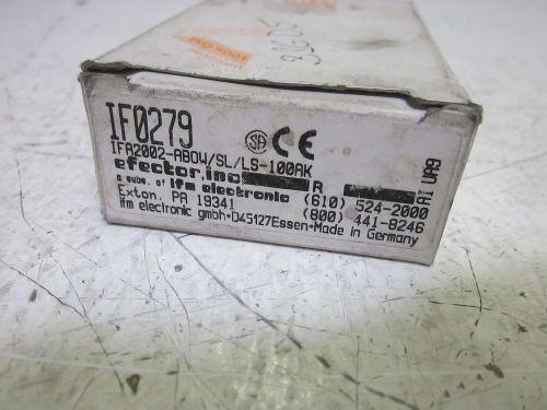 LOT OF 4 IFM ELECTRONIC IF0279 PROXIMITY SWITCH 250V (AS IS) *NEW IN A BOX*