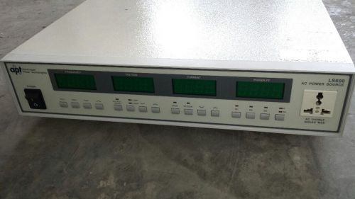 Associated Power Technologies APT LS500 Single Phase Linear AC Power Source